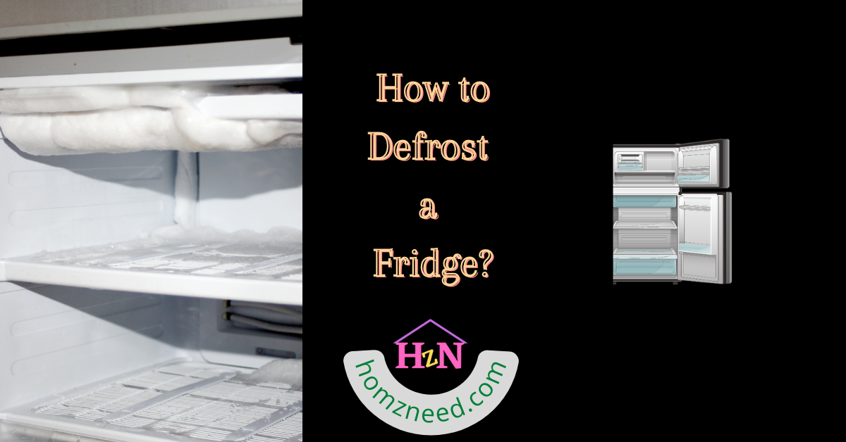 How to Defrost a Fridge